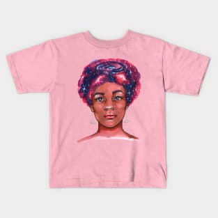 Galaxy woman Kids T-Shirt